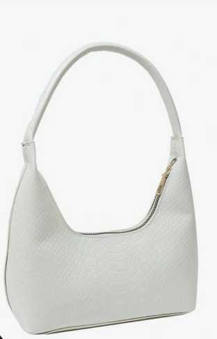 Croc Side Bag - White