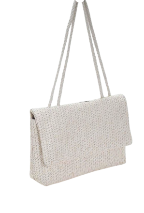 Woven Shoulder Bag - Natural