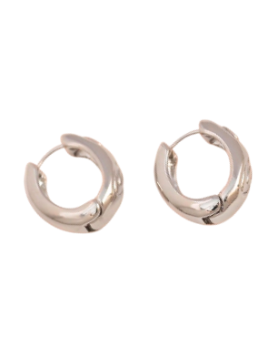 French Hoops - Silver