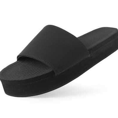 ESSNTLS Womens Platform Slide - Black